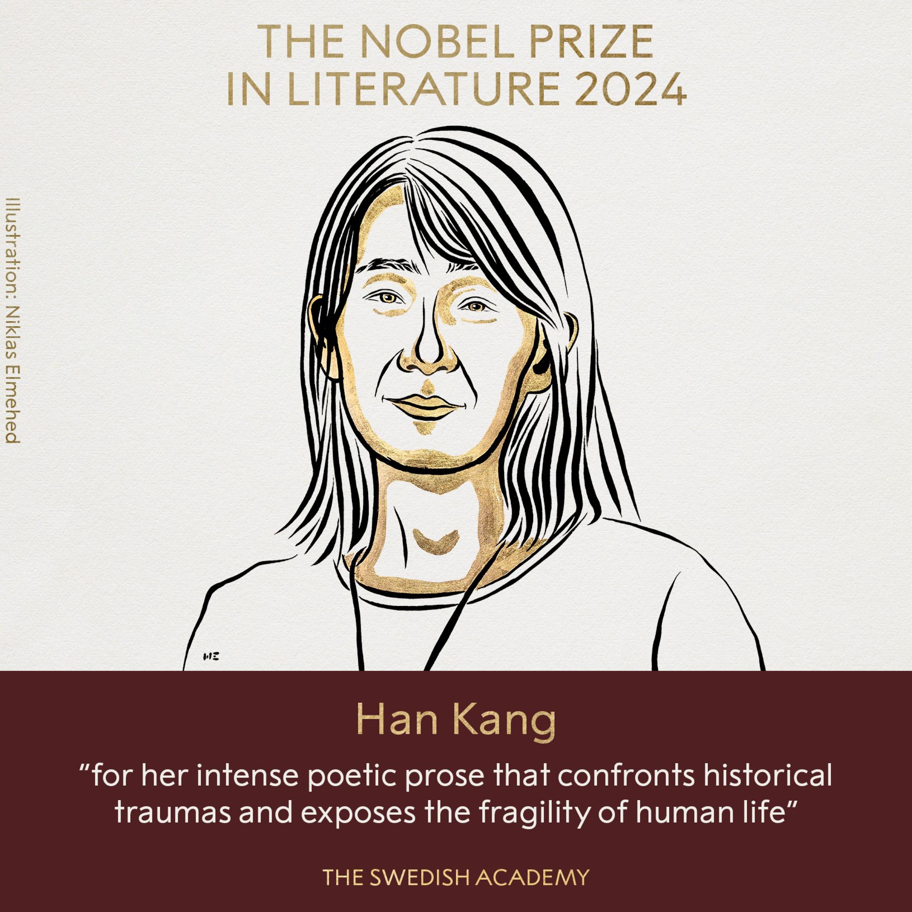 Premio Nobel per la letteratura a Han Kang