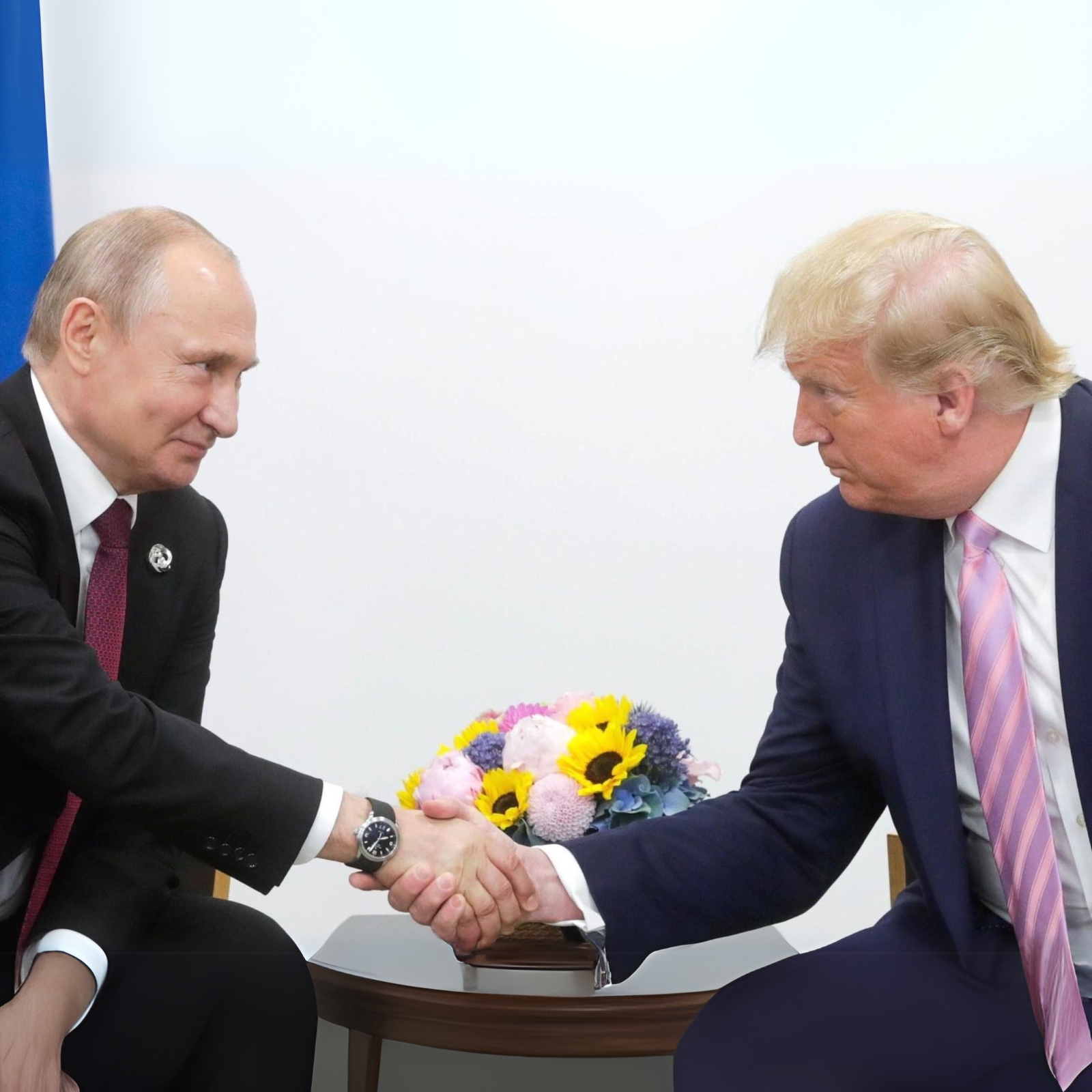 Trump e Putin: "Metteremo fine alla guerra"