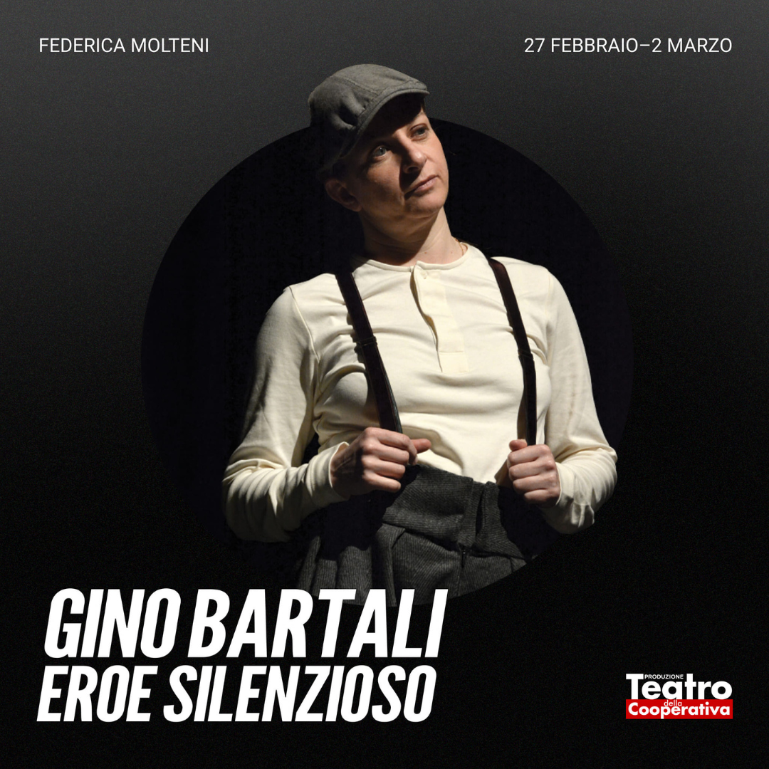 Federica Molteni al Teatro della Cooperativa con "Gino Bartali, eroe silenzioso”